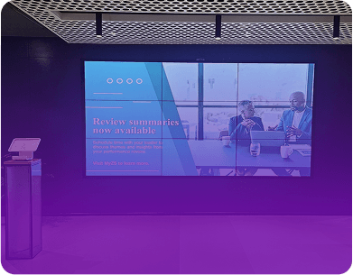 Powering Global Internal Communications with Digital Signage at ZS