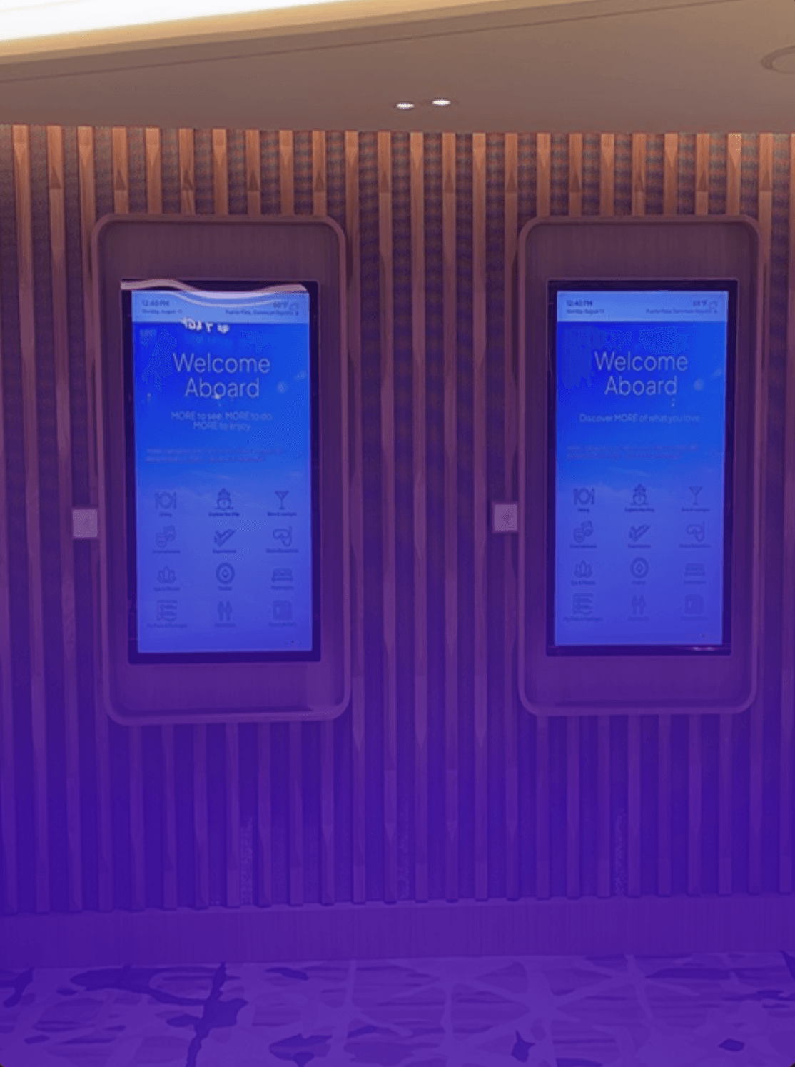 40% of Onboard Bookings via Signage 