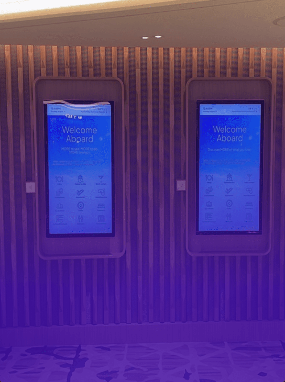 40% of Onboard Bookings via Signage 