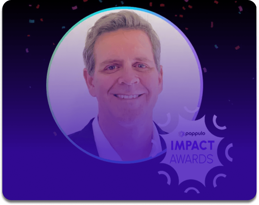 Ryan Taylor Receives the Poppulo Impact Award for Innovation in Digital Signage at Delta Air Lines