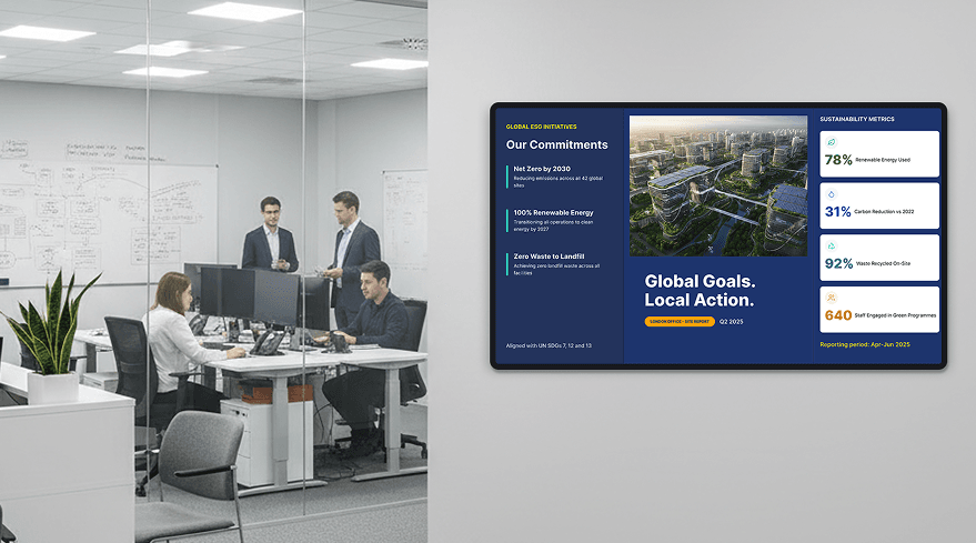 Centralize Sustainability Updates Across Locations