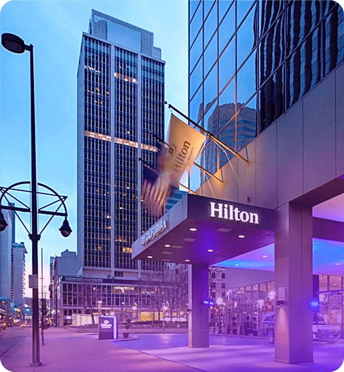 Hilton Denver City Center entrance