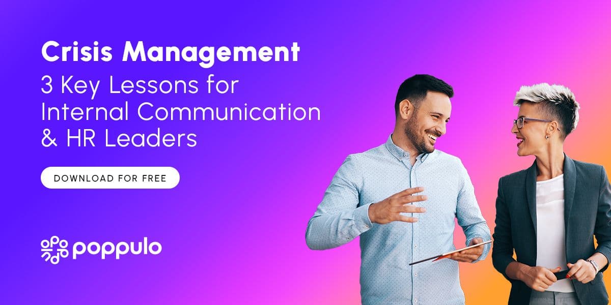 Crisis Management: 3 Key Lessons for Internal Communication & HR Leaders