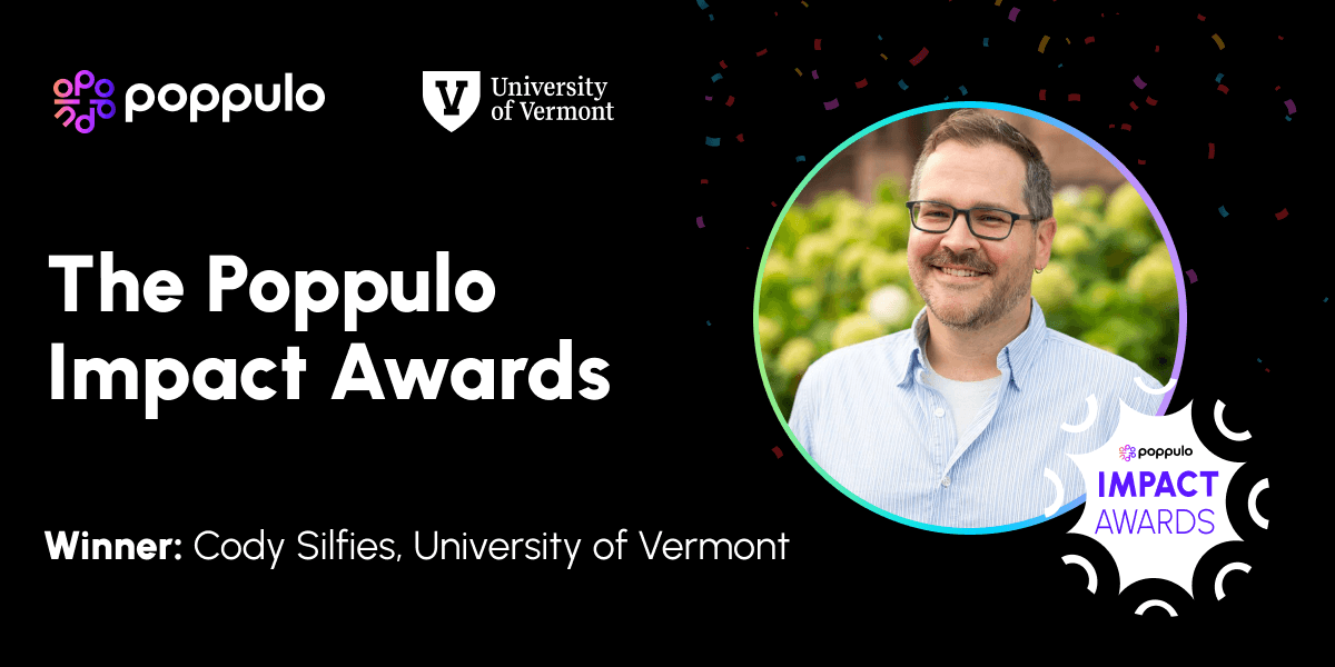 Cody Silfies Recognized for Transforming Campus Communications