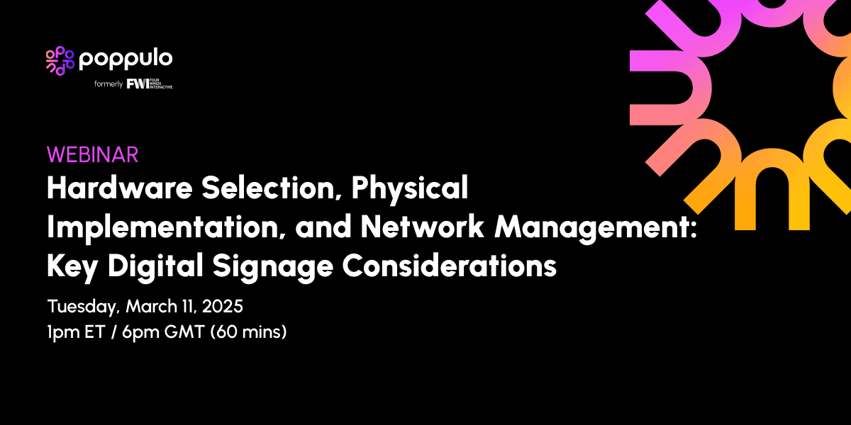 Key Digital Signage Hardware Considerations