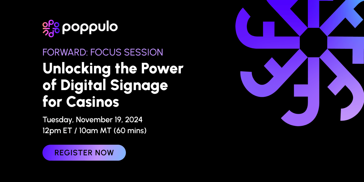 Unlocking the Power of Digital Signage for Casinos