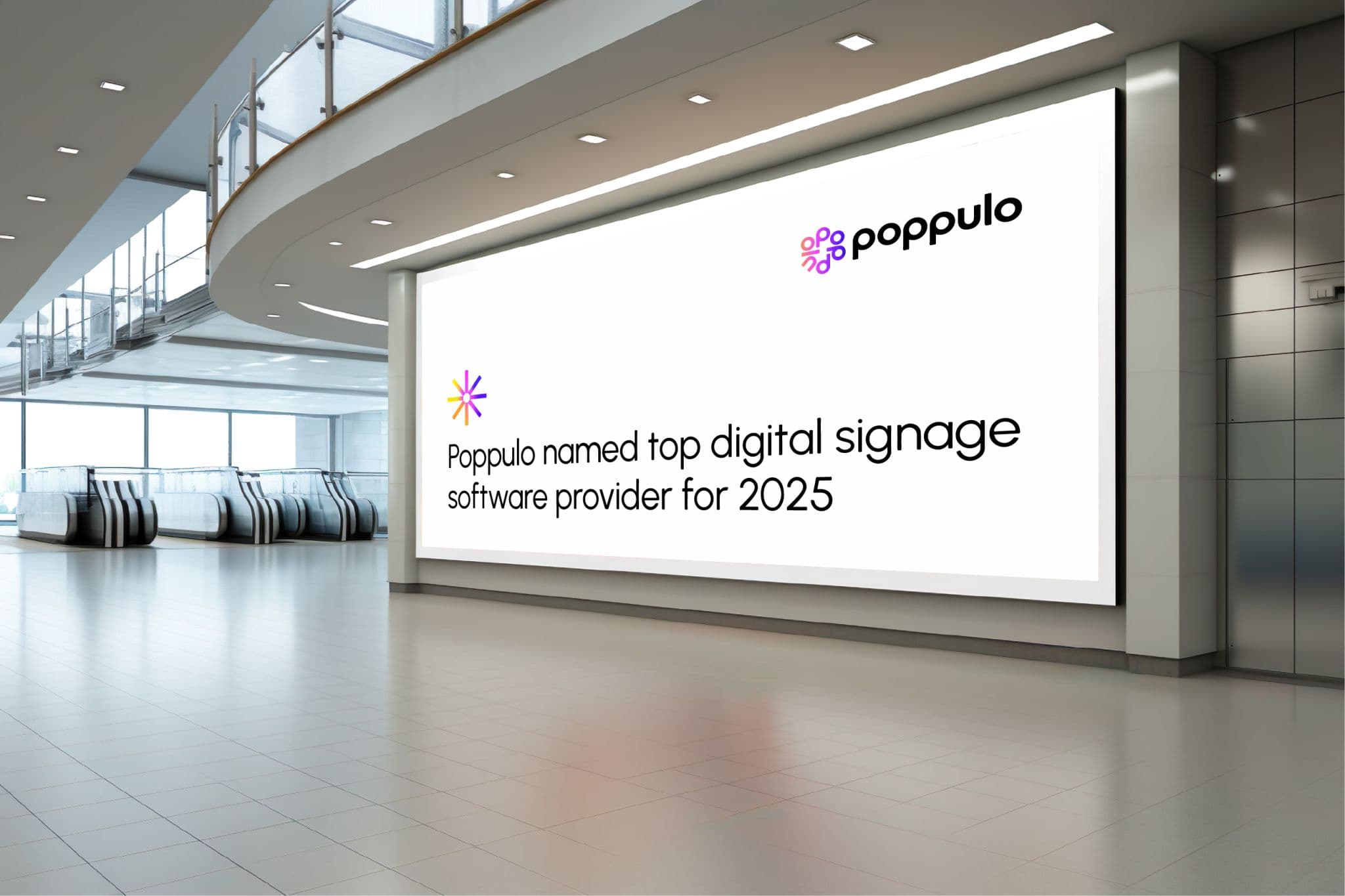 Poppulo named a top digital signage software provider for 2025!