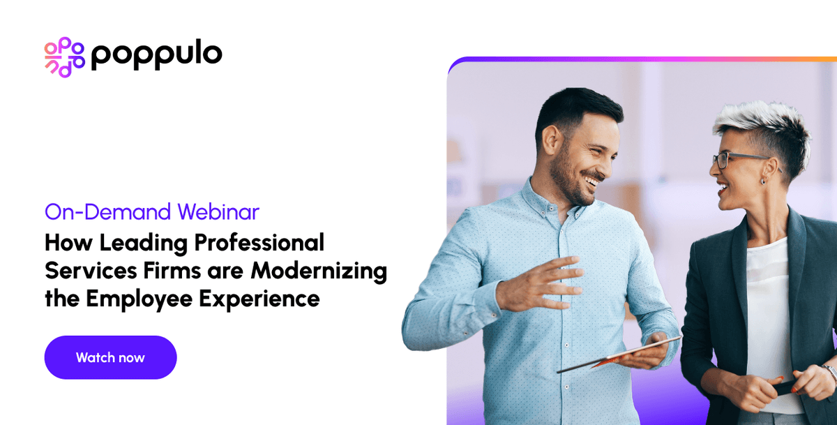 How Leading Professional Services Firms Are Modernizing the Employee Experience