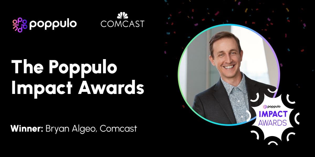 Poppulo Impact Award: Bryan Algeo Recognized for Excellence at Enterprise-Scale Digital Signage