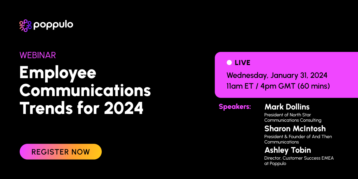 Webinar: Employee Communications Trends for 2024