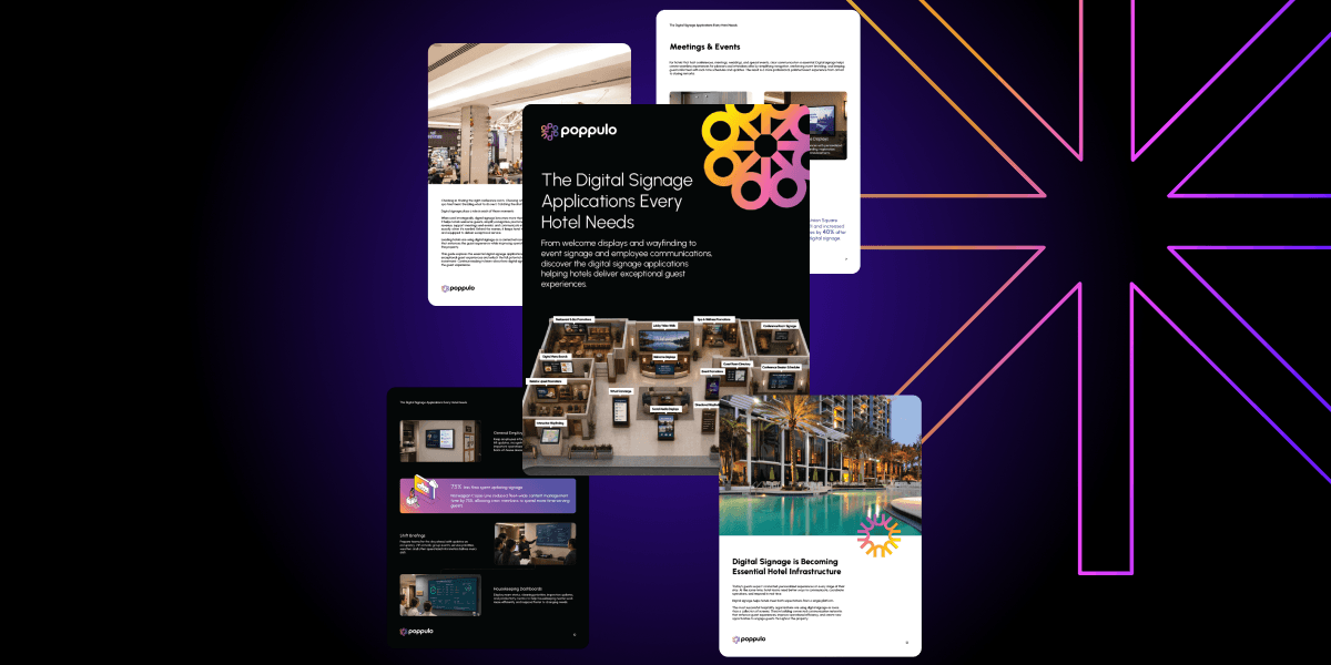 Digital Signage Applications Every Hotel Needs