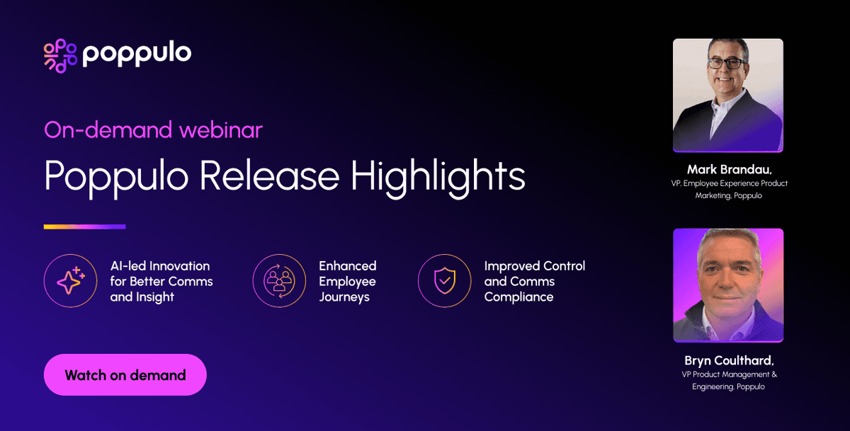 Poppulo Experience Platform - April '26 Release Highlights