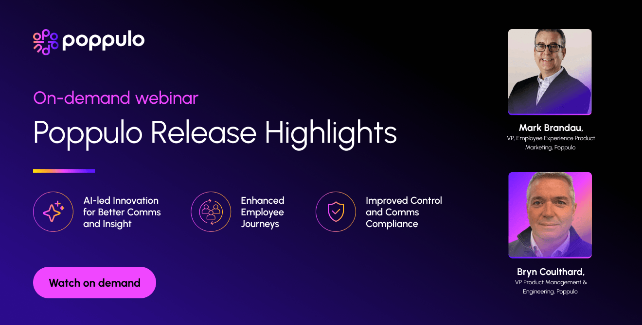 Poppulo Experience Platform - April '26 Release Highlights