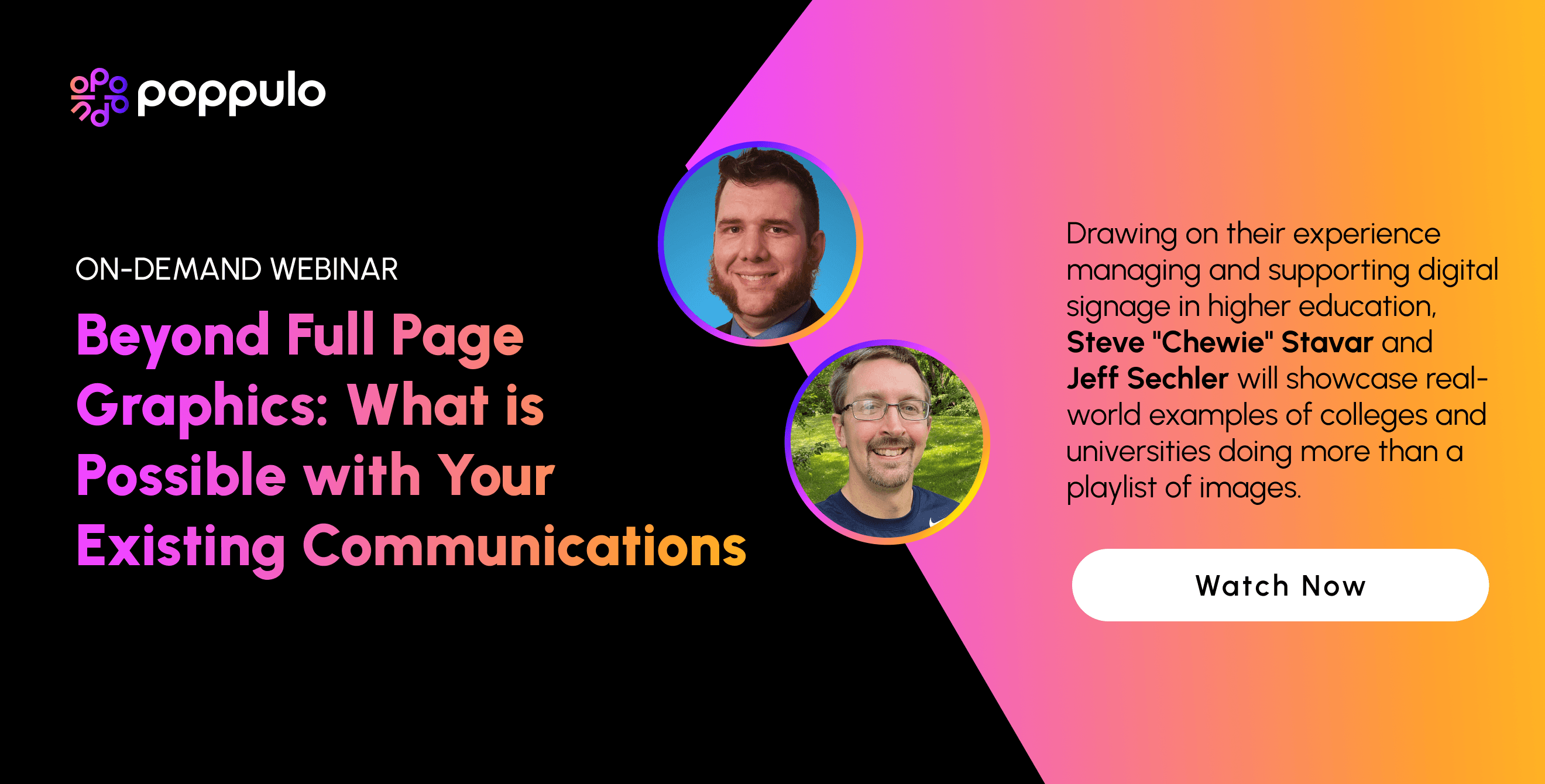 Beyond Full Page Graphics: What is Possible with Your Existing Communications
