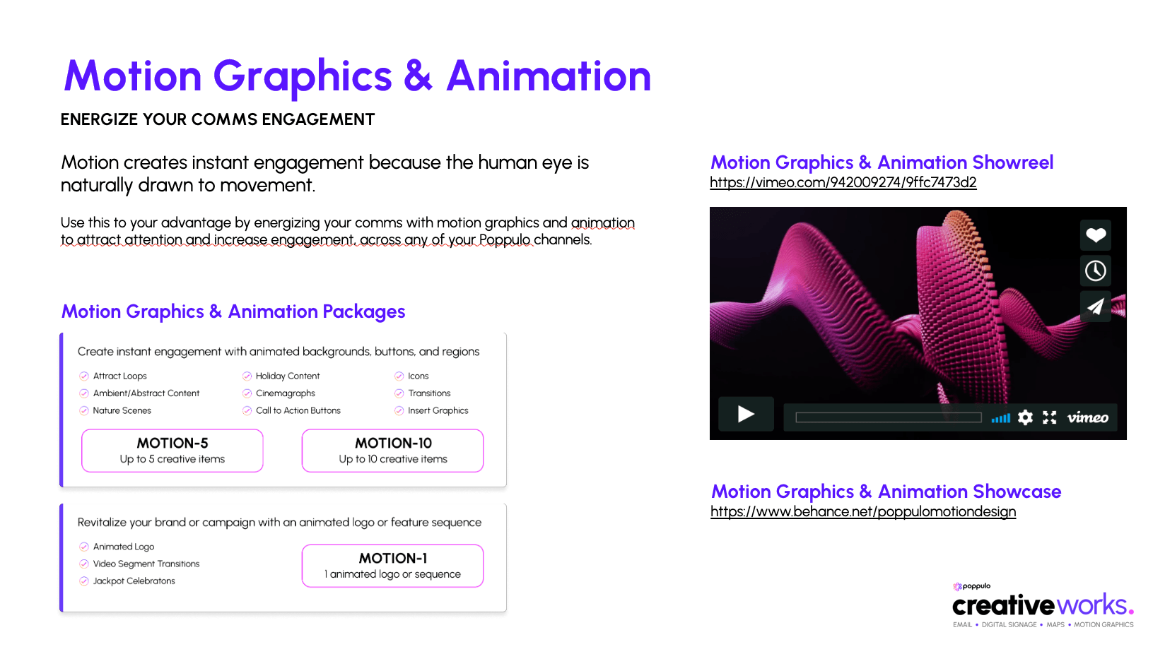 Motion Graphics