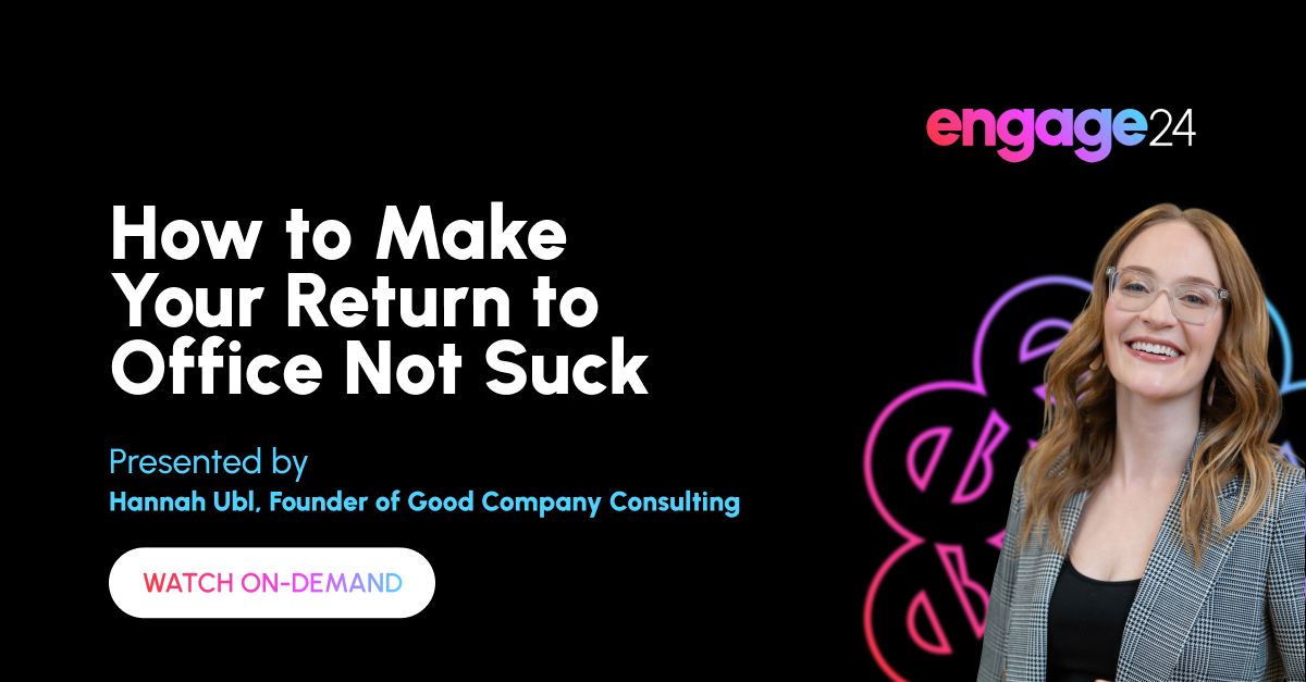 How to Make Your Return to Office Not Suck