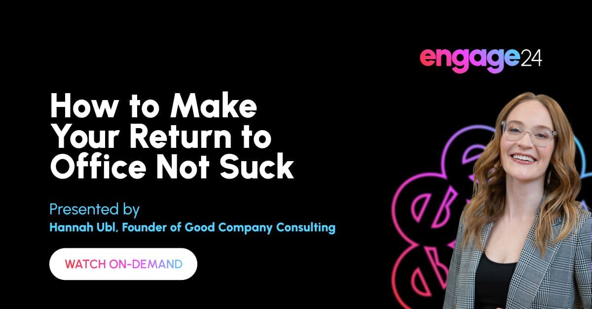 How to Make Your Return to Office Not Suck