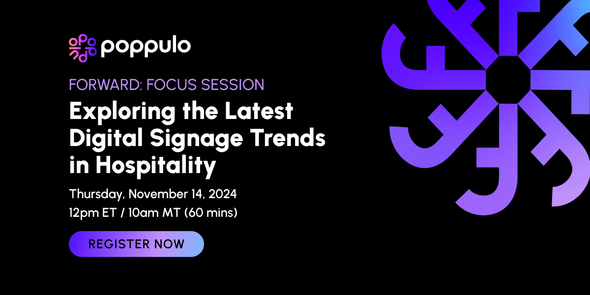 Exploring the Latest Digital Signage Trends in Hospitality