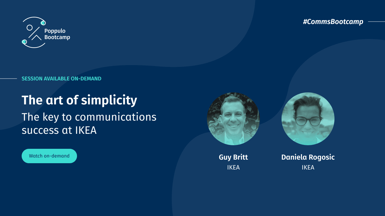 The art of simplicity: The key to communications success at IKEA